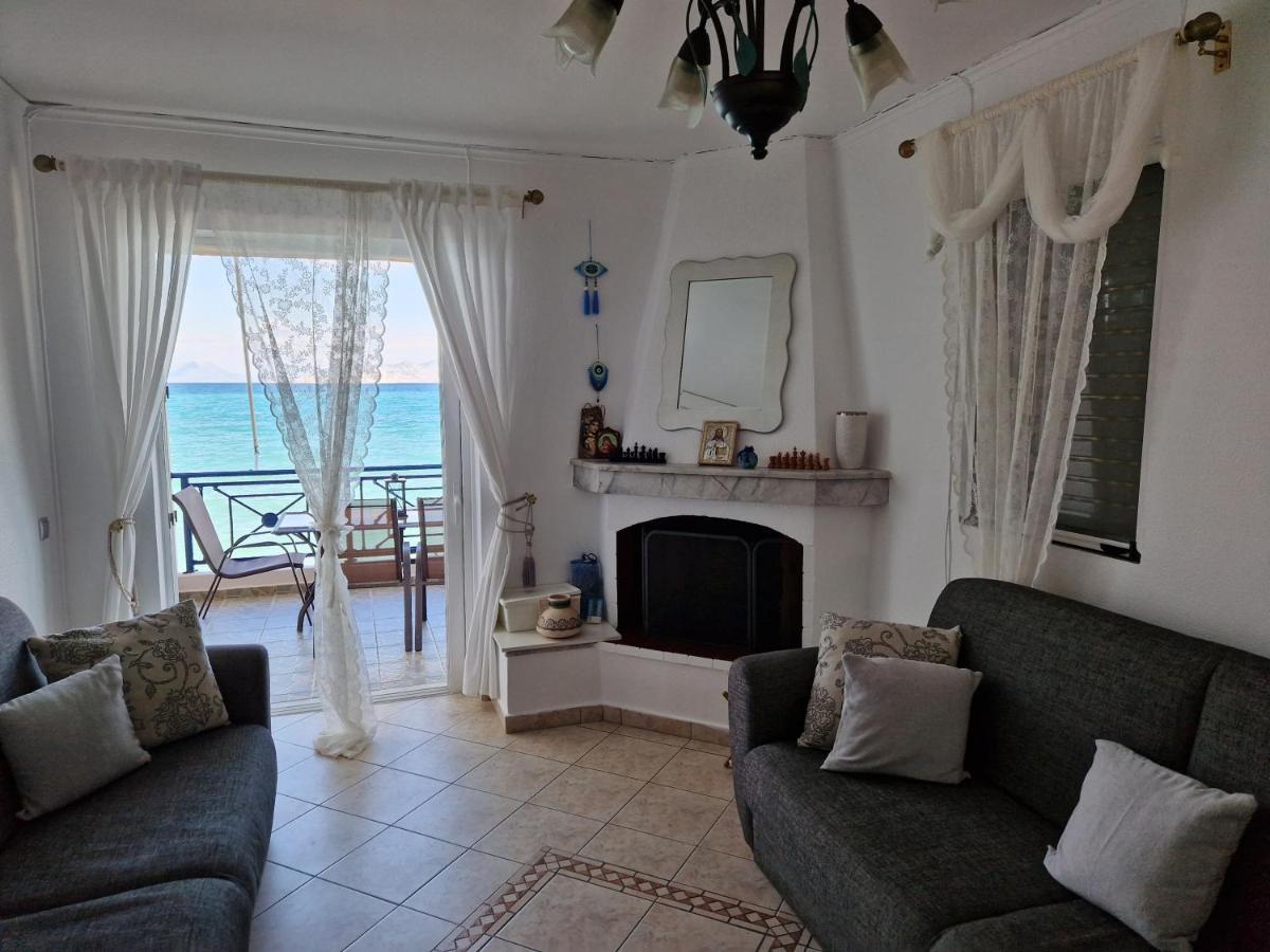Korinthian Sea View Lejlighed Nerántza Eksteriør billede